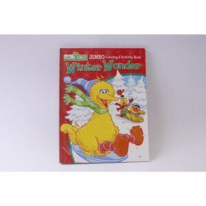 Sesame Street, Winter Wonder, Jumbo Coloring and Activity Book, Children